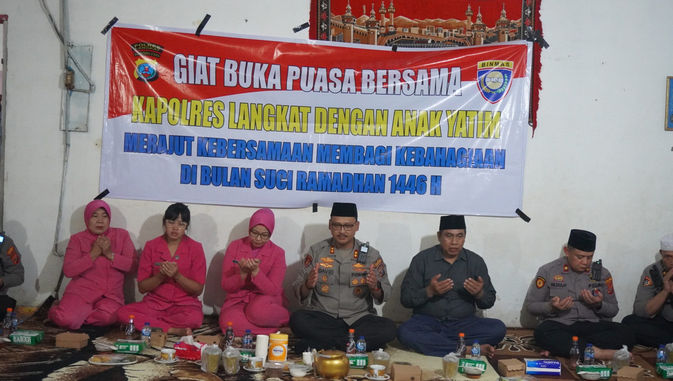 Penuh Keberkahan! Kapolres Langkat Buka Puasa & Berbagi Kebahagiaan Dengan Anak Yatim