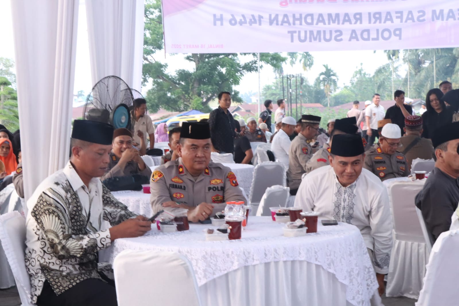 Tim Safari Ramadan Polda Sumut Tiba Di Wilayah Hukum Polres Binjai