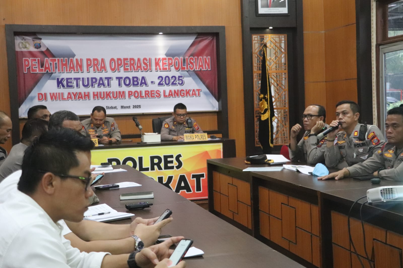 Polres Langkat Gelar Latpraops Ketupat Toba 2025, Pastikan Kesiapan Pengamanan Mudik Lebaran