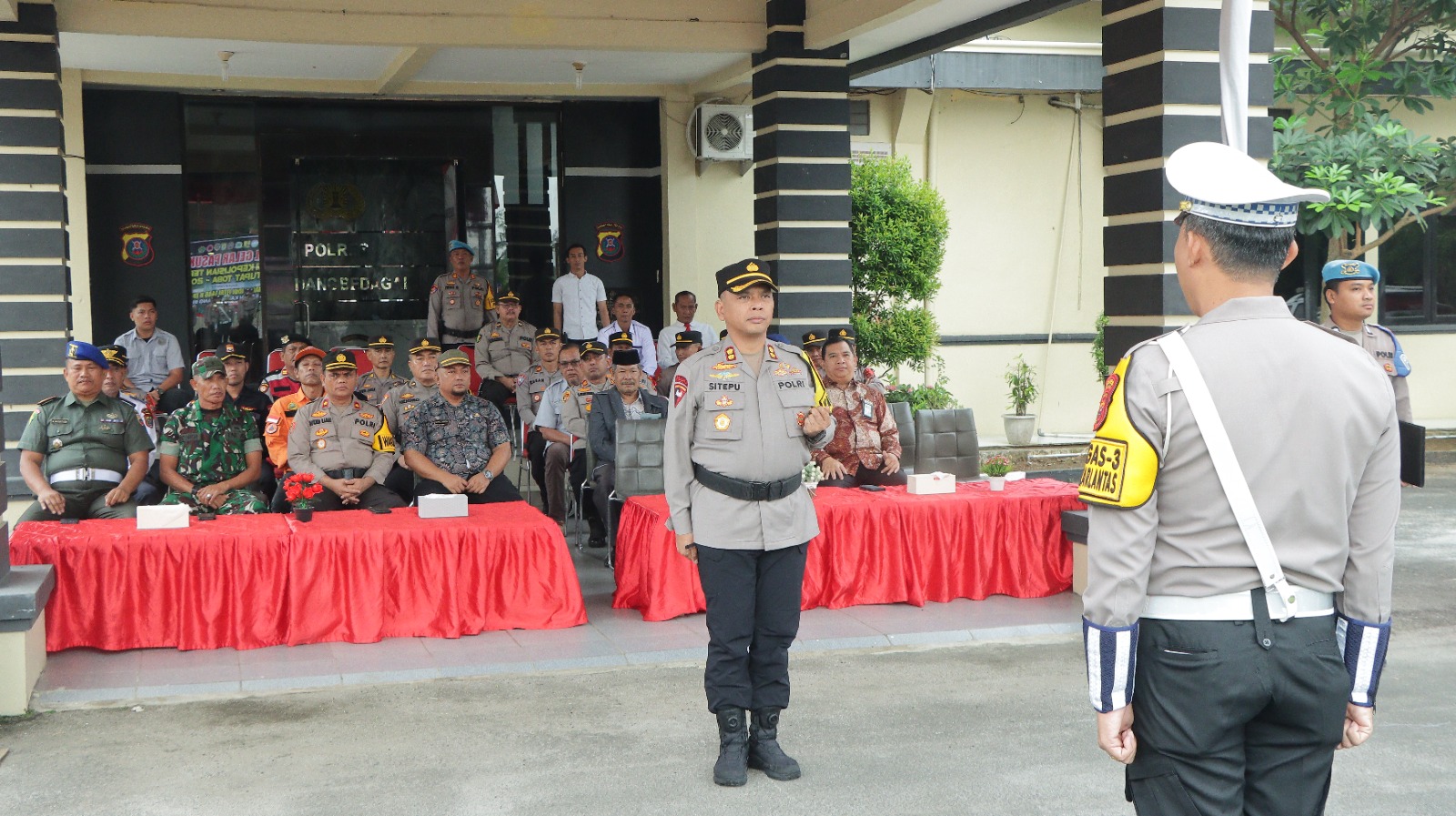 Kapolres Sergai Pimpinan Apel Gelar, Pasukan Ops Ketupat Toba 2025