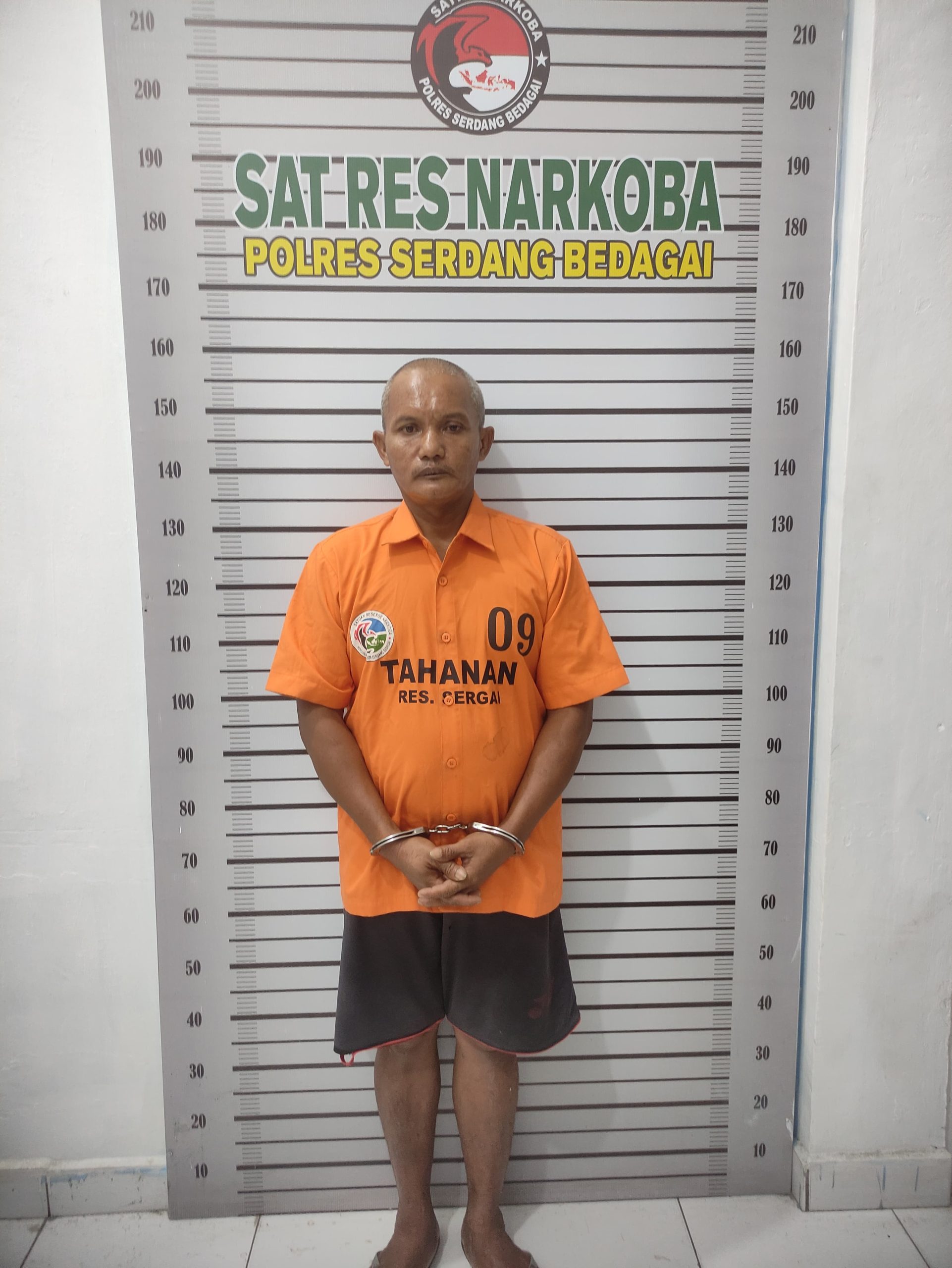 Satres Narkoba Polres Sergai Berhasil Amankan Seorang Pria Diduga Sebagai Pengedar Narkotika Jenis Sabu