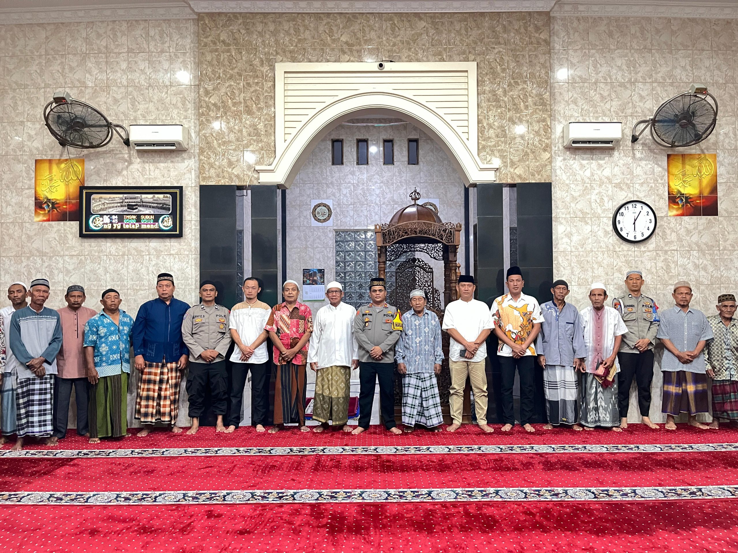 Jelang Lebaran, Polres Sergai Lakukan Safari Subuh Ramadhan