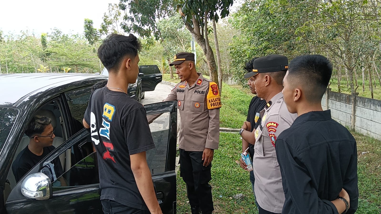 Polres Sergai Patroli Pos Pelayanan II Rest Area B, Pastikan Masyarakat Mudik Nyaman