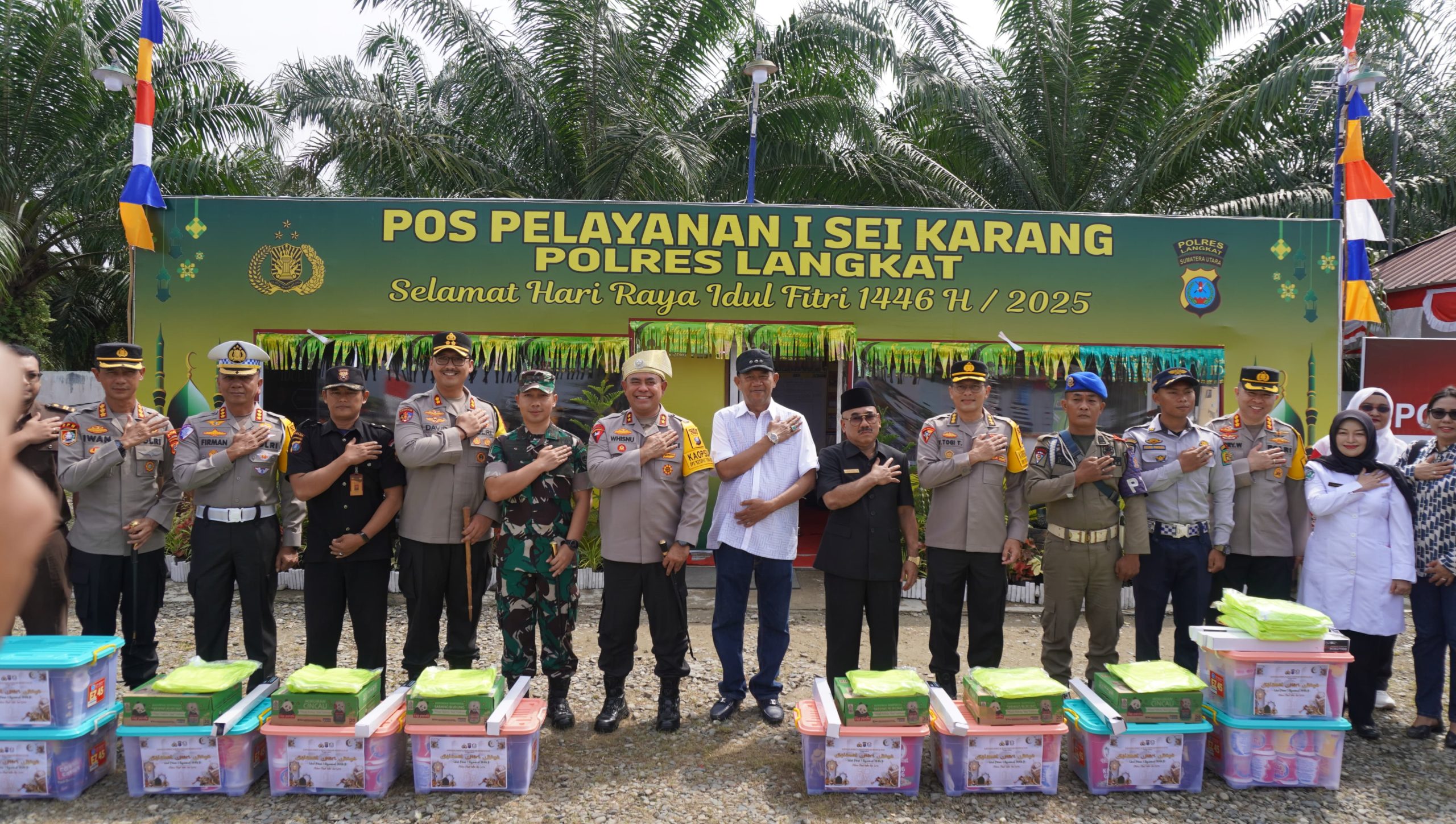 Kapolda Sumut Apresiasi Operasi Ketupat Toba di Langkat