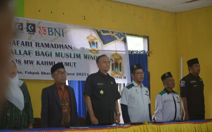 Wakil Bupati Pakpak Bharat Menghadiri sekaligus Membuka Safari Ramadhan Majelis Wilayah Korp Alumni Himpunan Mahasiswa Islam ( KAHMI)