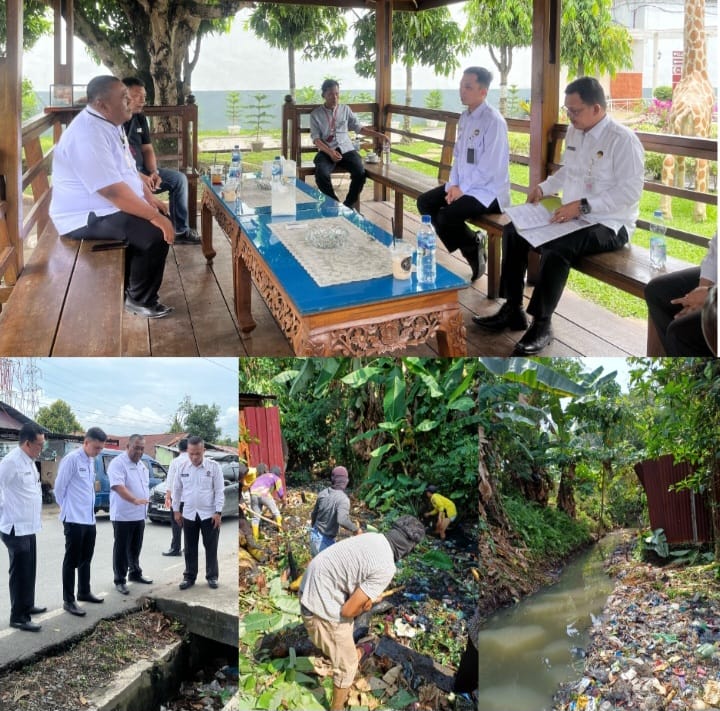 Bersama Dinas Bina Marga, Karutan Evaluasi Pencegahan Banjir Di Rutan Kelas I Medan Kumham Sumut