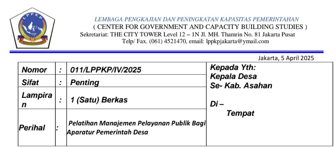 Lembaga LPPKP, PMD Asahan Dan PMD Sumut Diduga Gerogoti Dana Desa Miliaran Rupiah Lewat Modus Bimtek.