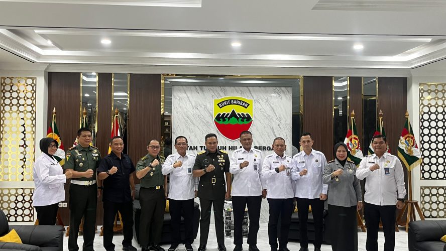 Karutan Kelas 1 Medan Dukung Sinergitas Pemasyarakatan dan TNI Dalam Kunjungan Ke Kodam I/BB