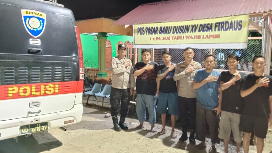 Polres Sergai Tinjau Pos Kamling Dan Tingkatkan Patroli Malam