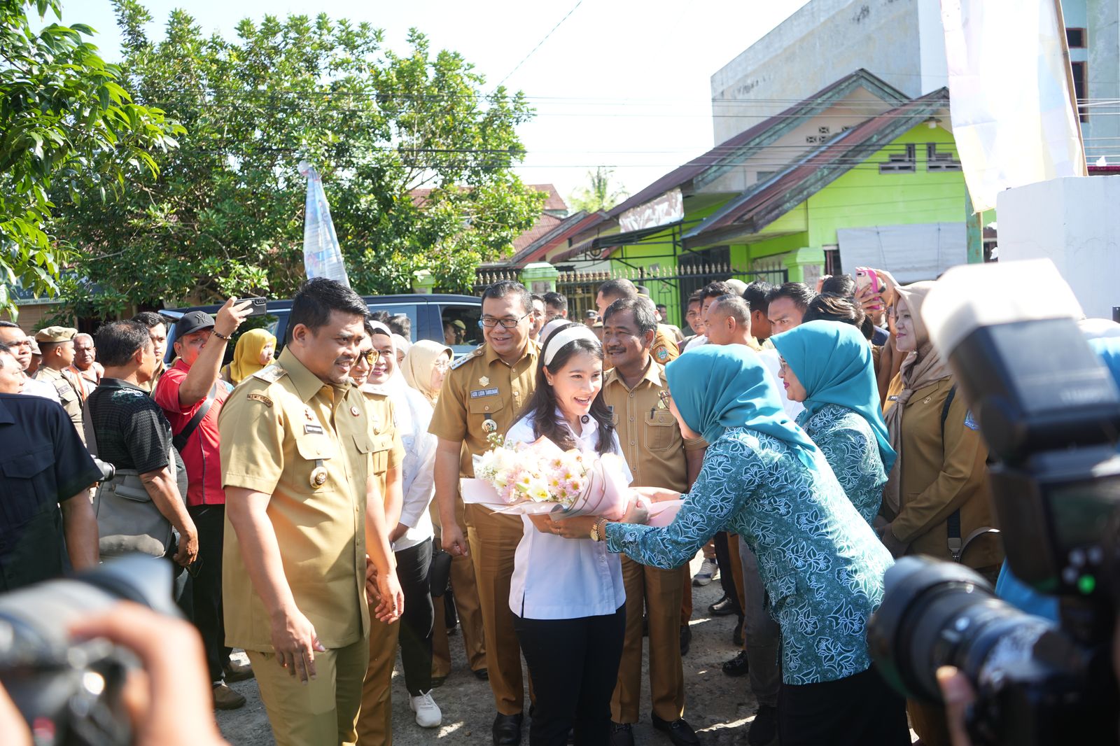 Polres Binjai Laksanakan Pengamanan Kunjungan Wakil Menteri BKKBN