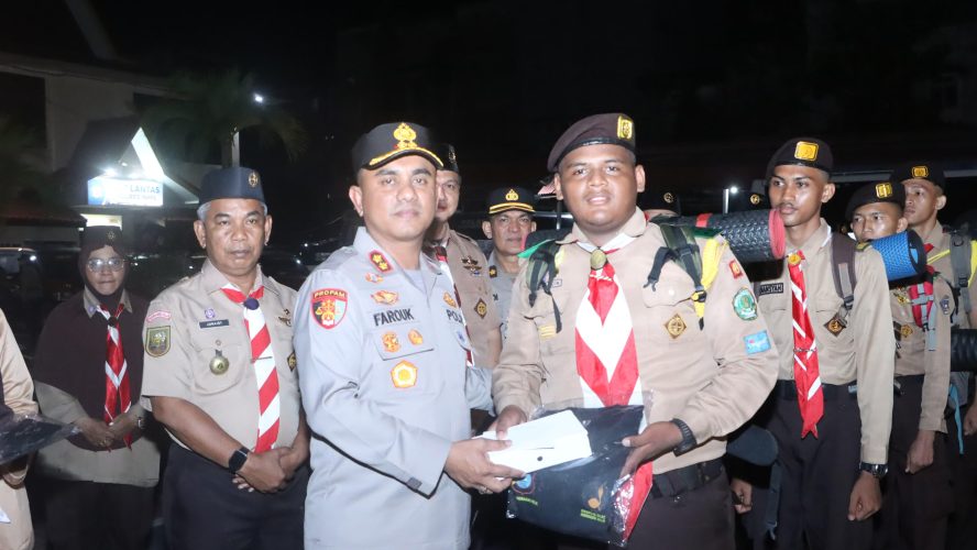 Sukseskan Upaya Menanggulangi Kebakaran, Kapolres Lepas Kontingen Ikuti Jambore Karhutla 2025