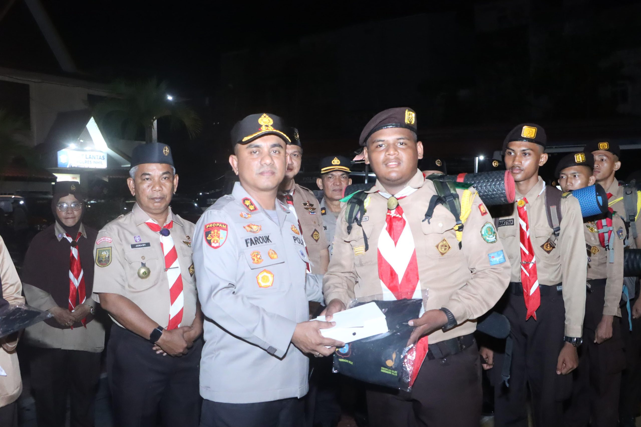 Sukseskan Upaya Menanggulangi Kebakaran, Kapolres Lepas Kontingen Ikuti Jambore Karhutla 2025