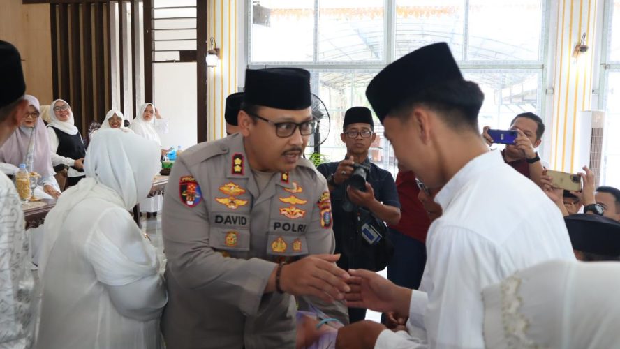 Kapolres Langkat Hadiri Tepung Tawar Calon Haji Kabupaten Langkat Tahun 2025