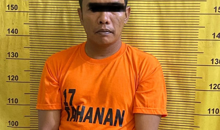 Sempat Bergumul Dengan Petugas, Bandar Sabu Di Tangkap Polres Binjai