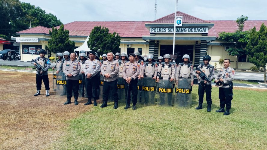 Polres Sergai Siap Amankan Kamtibmas Jelang Hari Buruh Internasional (MAYDAY)