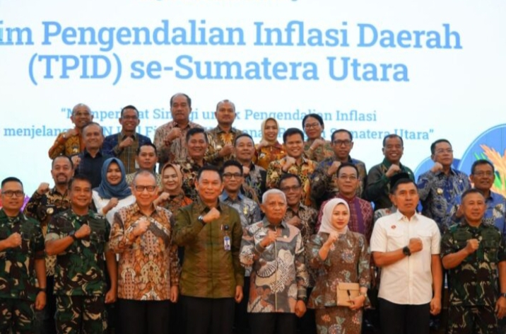 Wakil Bupati Pakpak Bharat Hadiri High Level Meeting Tim Pengendalian Inflasi Daerah di Medan