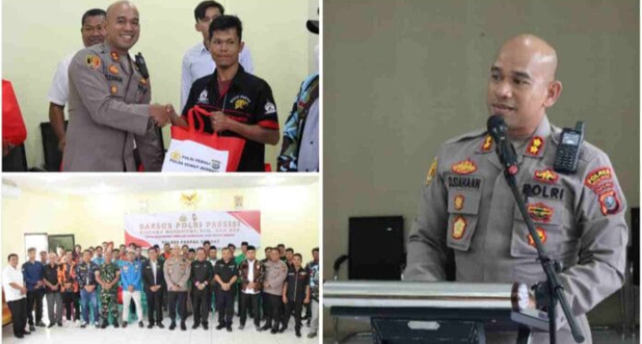 Polres Pakpak Bharat Bersama Pemkab pakpak Bharat Gelar Pelaksanaan Kegiatan Bakti Sosial Polri Presisi Dalam Rangka Menyambut Bulan Ramadhan 1446 H/2025M
