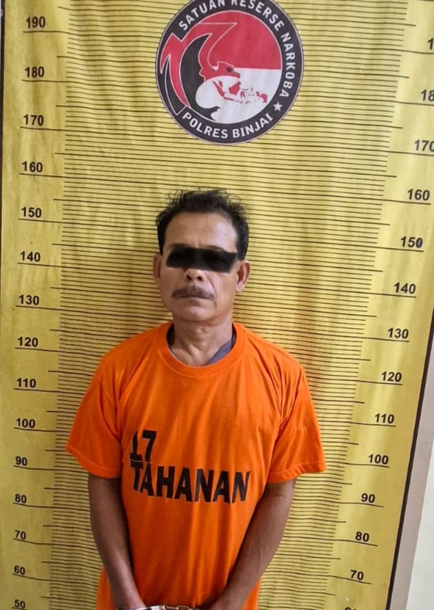 Residivis Kasus Narkoba, Kembali Di Ciduk Polres Binjai