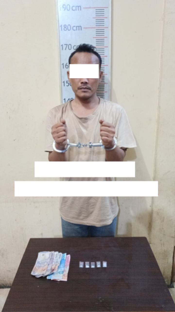 Langkah Tegas Polres Langkat: Tangkap Seorang Pria Dengan Narkotika Di Desa Stabat Lama