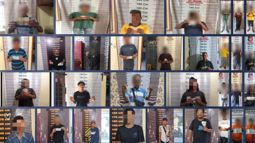 Operasi Pekat Toba 2025: 30 Pelaku Pungutan Liar Dan 2 Penjual Minuman Keras Berhasil Diamankan