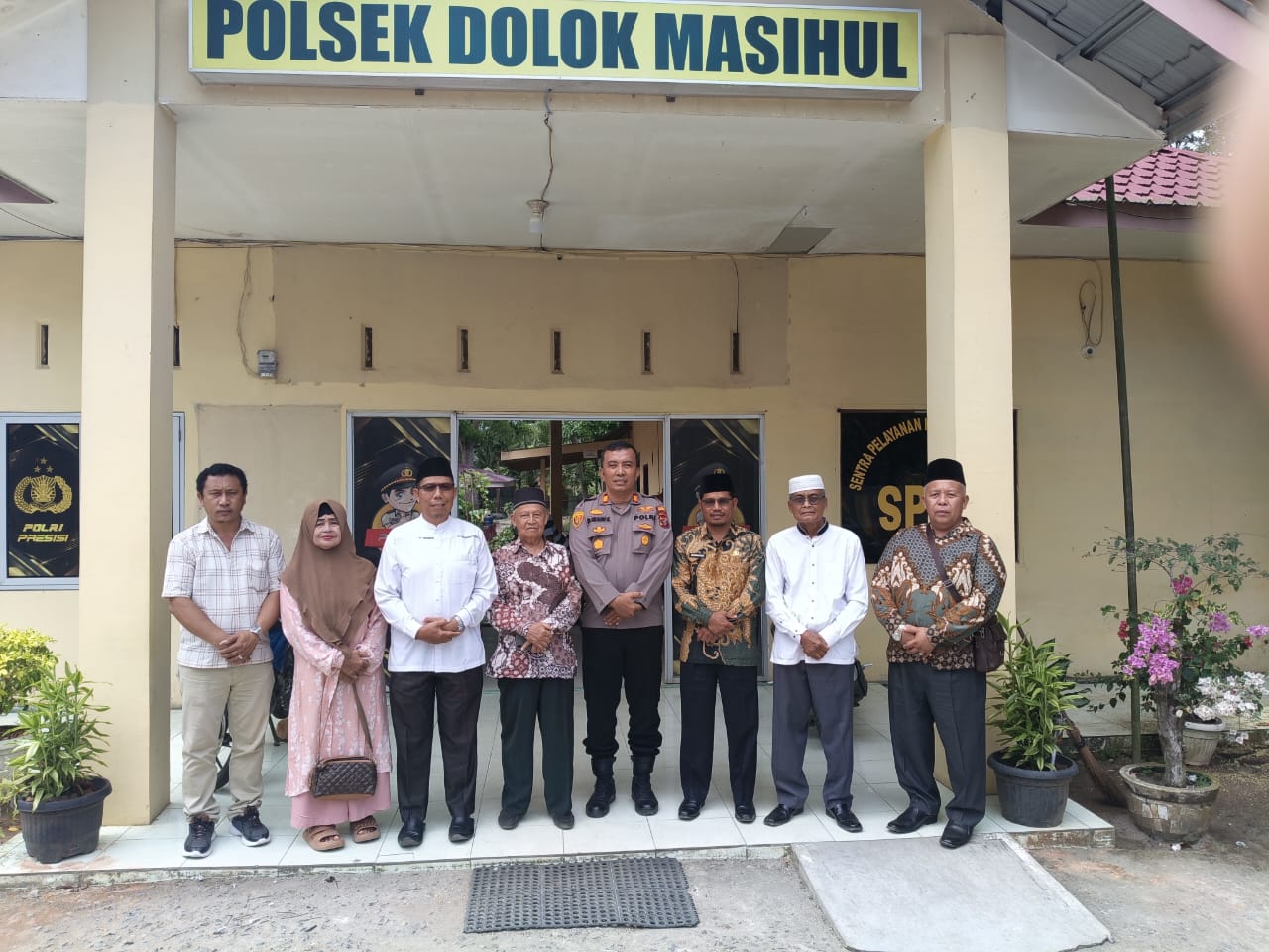 Polsek Dolok Masihul Polres Sergai Terima Tokoh Penting Di Kec. Dolok Masihul Untuk Tumpaskan Tindak Kejahatan