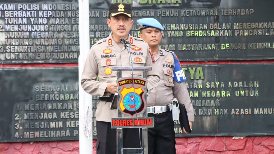 Antisipasi Kamtibmas Hari Raya Waisak Dan Libur Panjang, Polres Binjai Siagakan Personil
