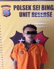 Pelaku Maling Sp.Motor Yang Parkir Diteras Rumah Di Tangkap Polres Binjai