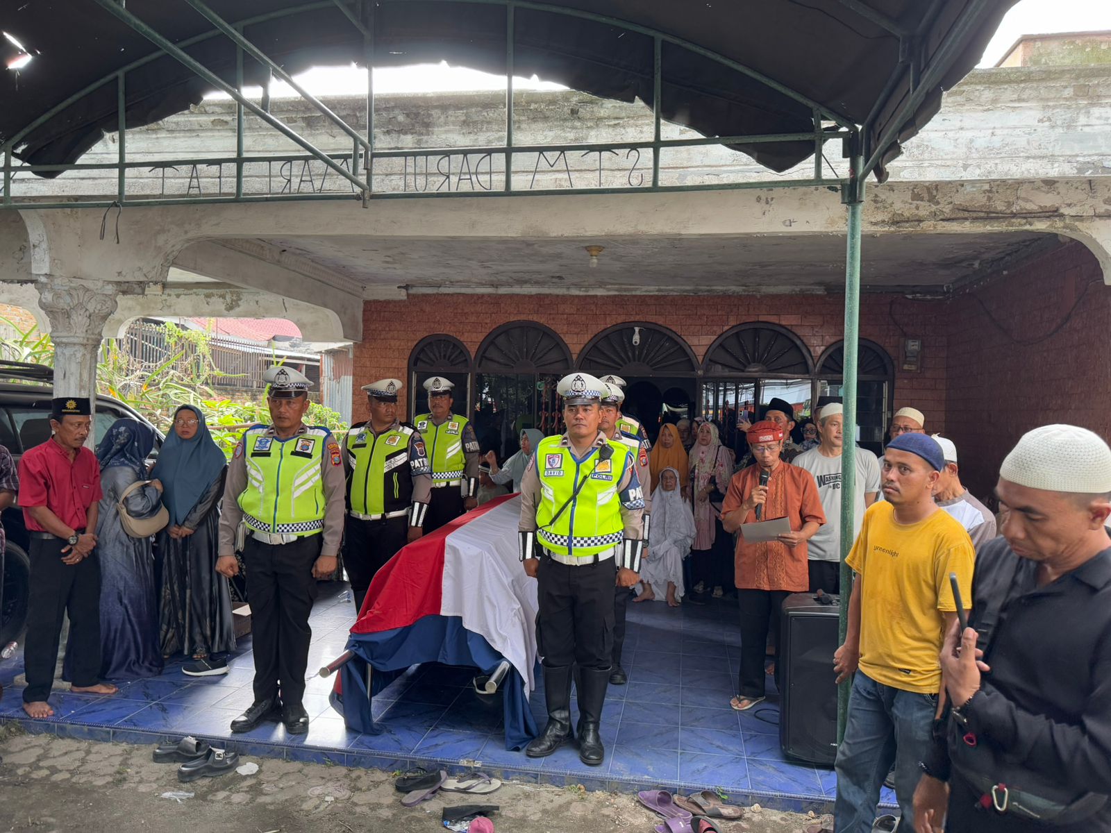 Polres Sergai Turut Berduka Cita atas Wafatnya Alm Aipda Johan Syahputra Hasibuan