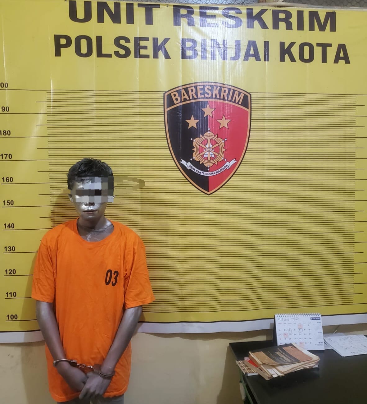 Kurang Dari 24 Jam, Pelaku Maling Emas Di Toko Di Tangkap Polres Binjai