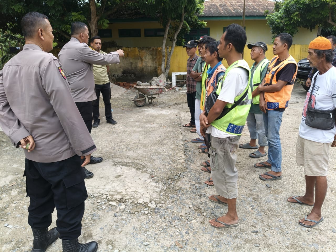 OPS PEKAT-TOBA 2025, Polsek Dolok Masihul Polres Sergai Amankan 7 Orang Jukir Liar