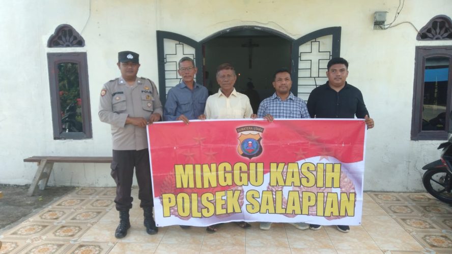 Hadir dan Mendengar: Polres Langkat Gelar Minggu Kasih di Sejumlah Gereja