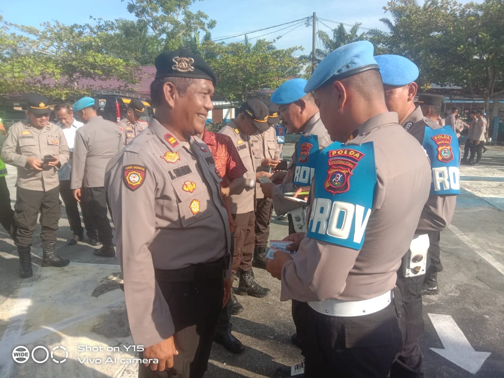 Gaktibplin Subbid Provos Polda Sumut Dan Sipropam Polres Sergai Lakukan Pemeriksaan Terhadap Personil, Pastikan Maksimal Dalam Bertugas