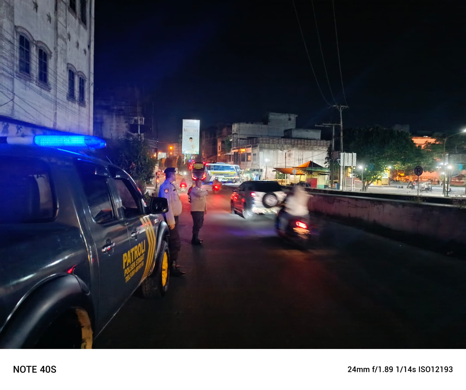 Polsek Stabat Gelar Patroli Untuk Antisipasi C3 Dan Gangguan Kamtibmas