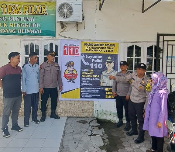 Polri Fast Respon, Polres Sergai Sosialisasi Penggunaan Layanan Cepat Kepolisian Hubungi 110 Cegah Premanisme dan Kejahatan Lainnya