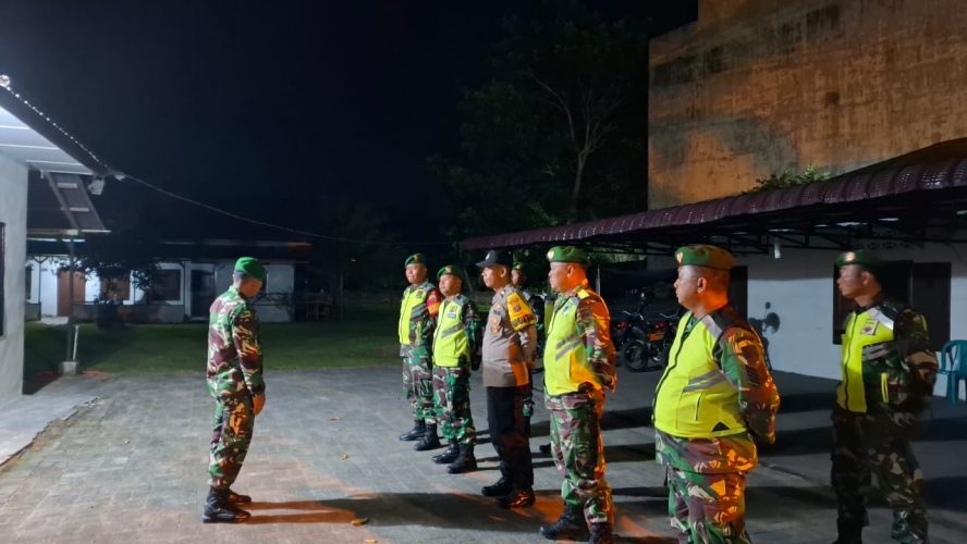 Polsek Firdaus Polres Sergai Tingkatkan Sinergitas TNI-POLRI Laksanakan Patroli Gabungan Memelihara Sit Kamtibmas