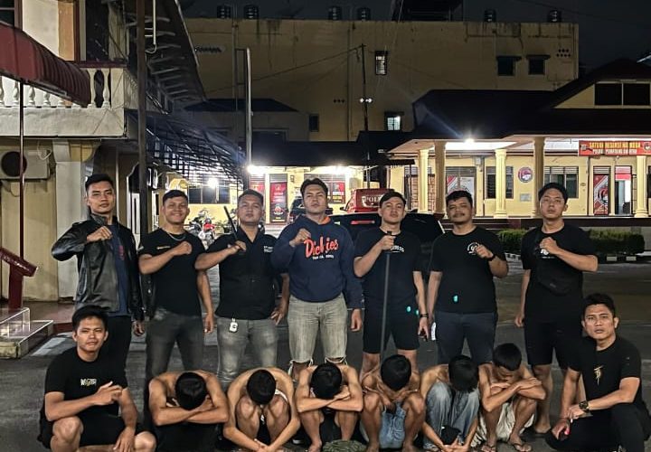 Tindaklanjuti Laporan Masyarakat di Call Center 110, Polres Pematangsiantar Amankan Enam Remaja Diduga Tawuran