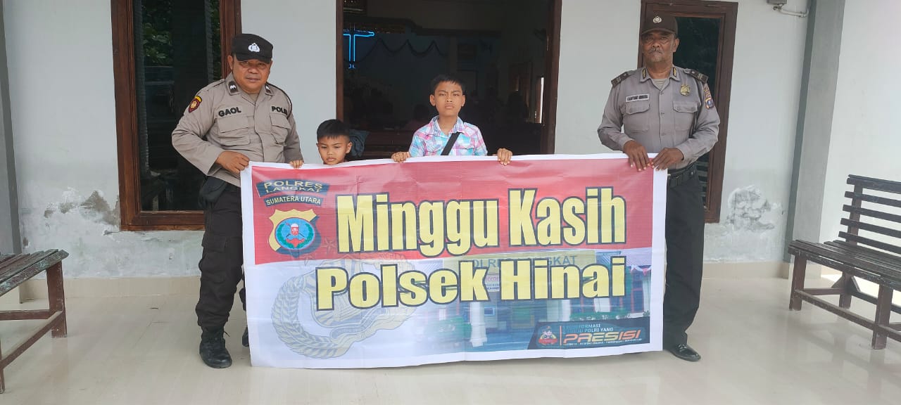 Jaga Harmoni dan Keamanan, Bhabinkamtibmas Polsek Hinai Laksanakan Pengamanan Ibadah Minggu di Gereja HKBP Tanjung Beringin