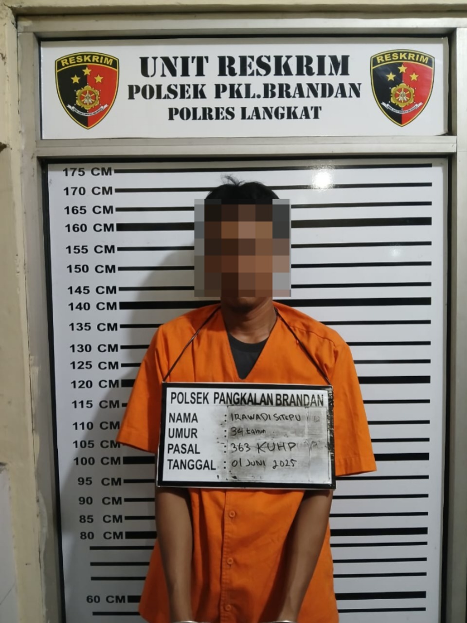 Bawa Kabur Motor, IR Diciduk di Pinggir Jalan