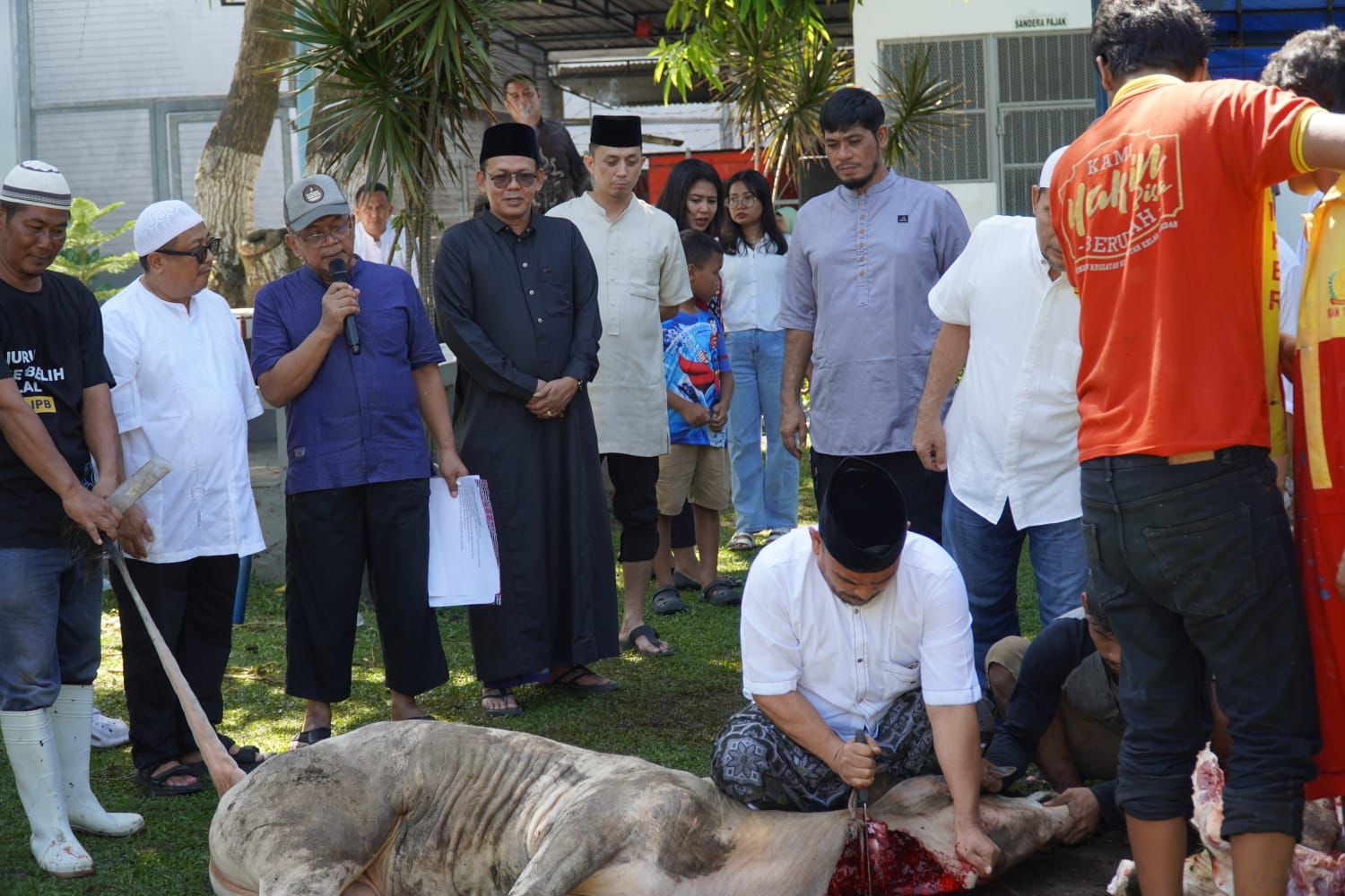 Rutan Kelas I Medan Gelar Sholat Idul Adha dan Pemotongan Hewan Qurban