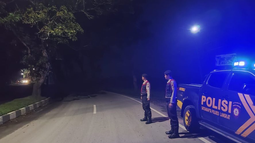 Patroli KRYD Sat Samapta Polres Langkat Antisipasi Premanisme, Agar Wilayah Kabupaten Langkat Tetap Kondusif