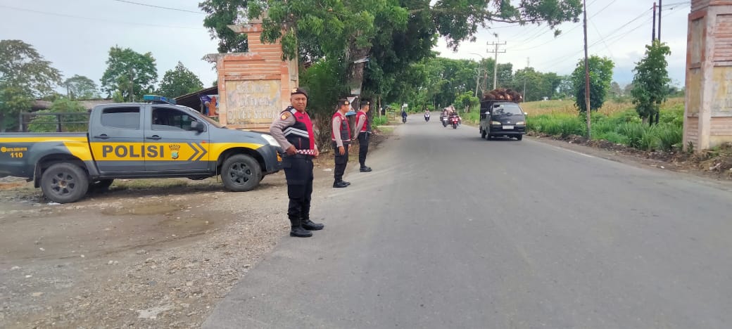 Sat Samapta Polres Langkat Lakukan Giat Patroli Siang Untuk Jaga Keamanan Wilayah