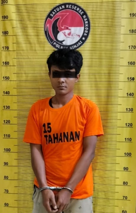 Jual Narkoba Ke Petugas, Seorang Pemuda Langsung Di Gelandang Ke Polres Binjai