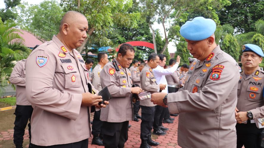 Jelang HUT Ke-79 Bhayangkara Polri, Provos Polda Sumut Lakukan Gaktibplin