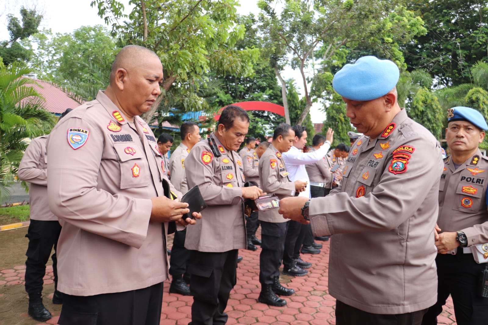 Jelang HUT Ke-79 Bhayangkara Polri, Provos Polda Sumut Lakukan Gaktibplin