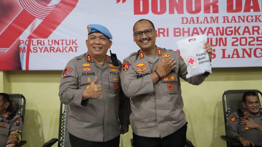 “Polri Tidak Hanya Hadir Dalam Penegakan Hukum, Tetapi Juga Aktif Dalam Kegiatan Kemanusiaan Dan Sosial.” AKBP David Triyo Prasojo, Kapolres Langkat