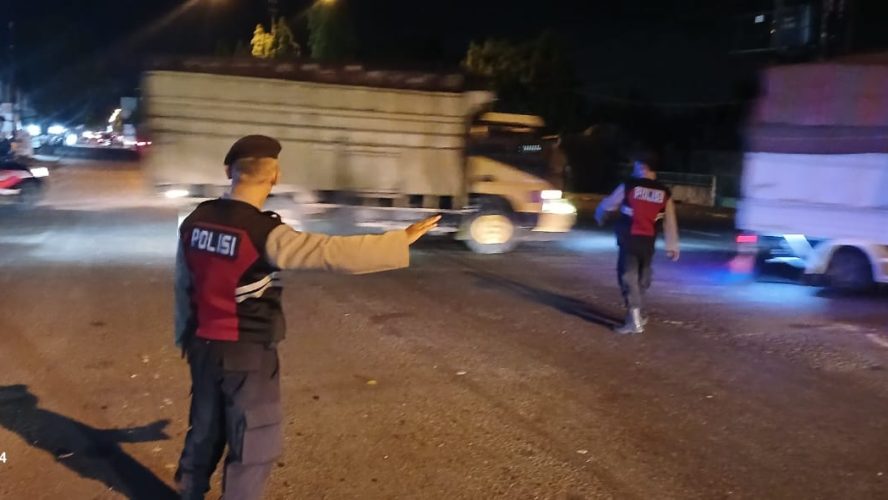 Wujudkan Keamanan Malam Hari, Sat Samapta Polres Langkat Gelar Patroli Presisi KRYD di Jam Rawan