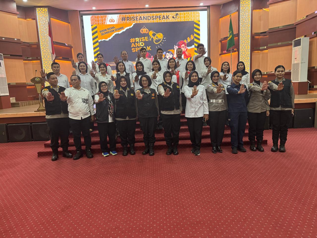 “Rise and Speak”, Bareskrim Polri Ajak Mahasiswa Lawan Kekerasan Terhadap Perempuan Dan Anak