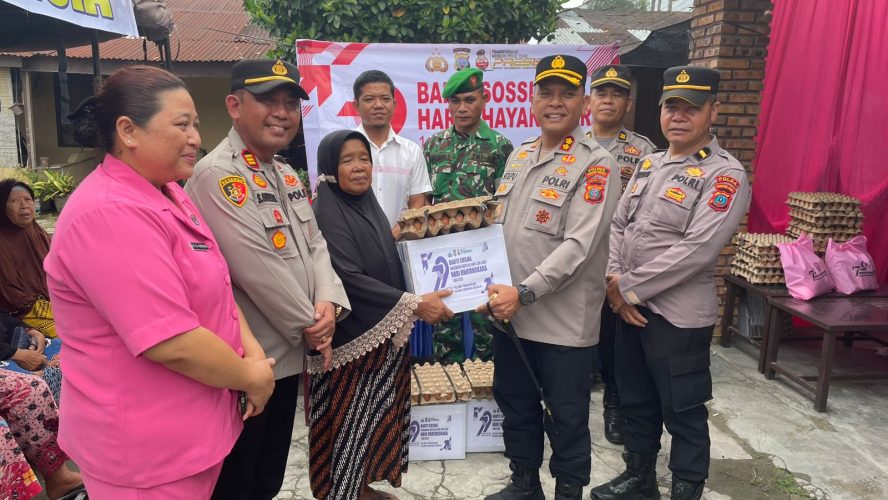 Sambut HUT Bhayangkara Ke-79, Polsek Perbaungan Polres Sergai Menggelar Baksos Sekaligus Pengobatan Gratis Lansia dan Pemeriksaan Ibu Hamil