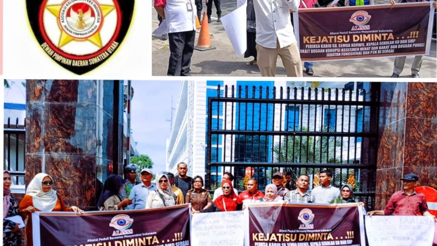 AKPERSI DPD Sumut Dukung Aksi ALISSS di Kejatisu, Suara Rakyat Sergai Demi Guru dan Perlawanan Terhadap Korupsi Pendidikan.