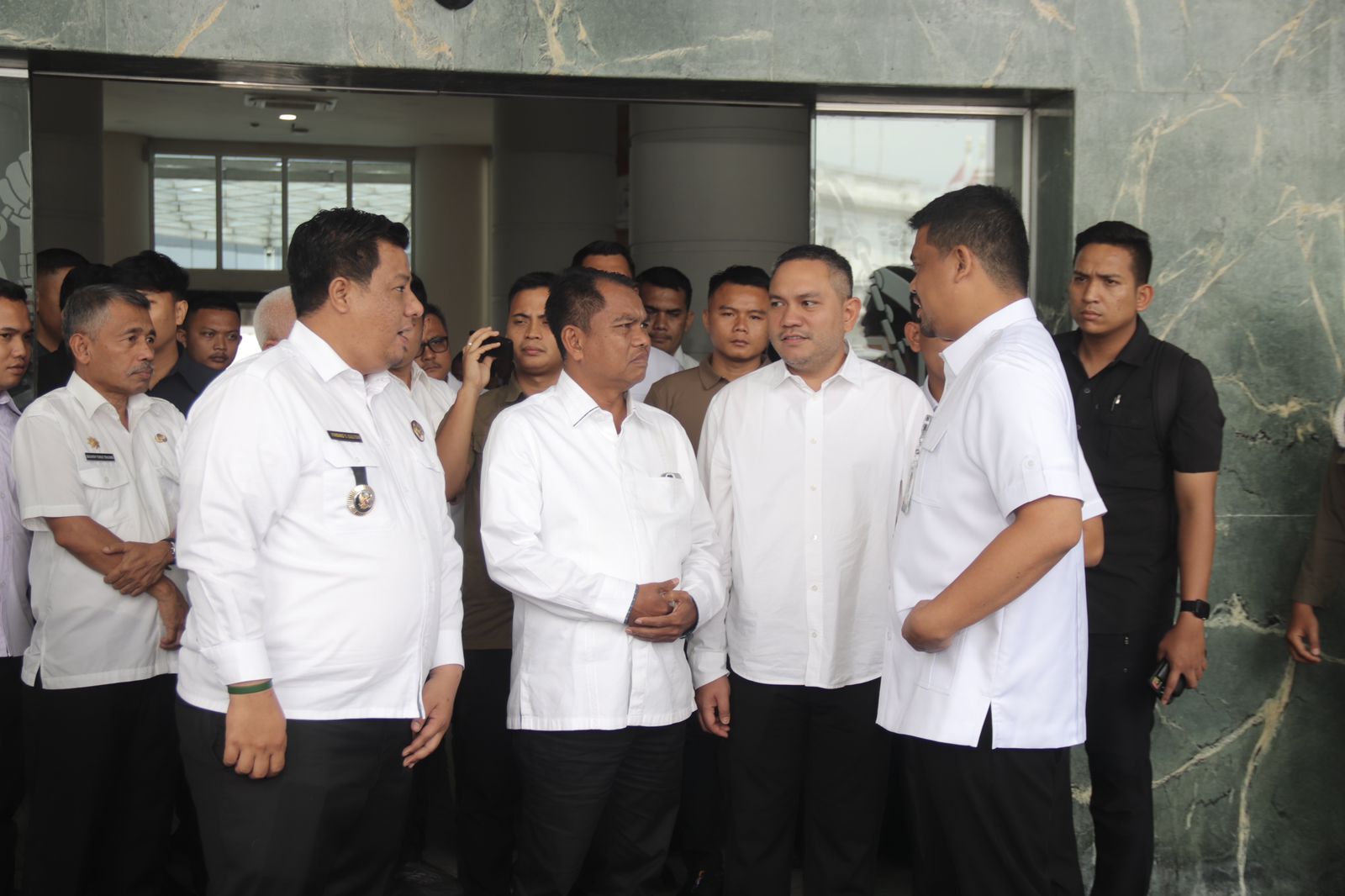 Bupati Pakpak Bharat Hadiri Rapat Koordinasi Bersama Mentri ATR/BPN di Aula Raja Inal Siregar Provsu